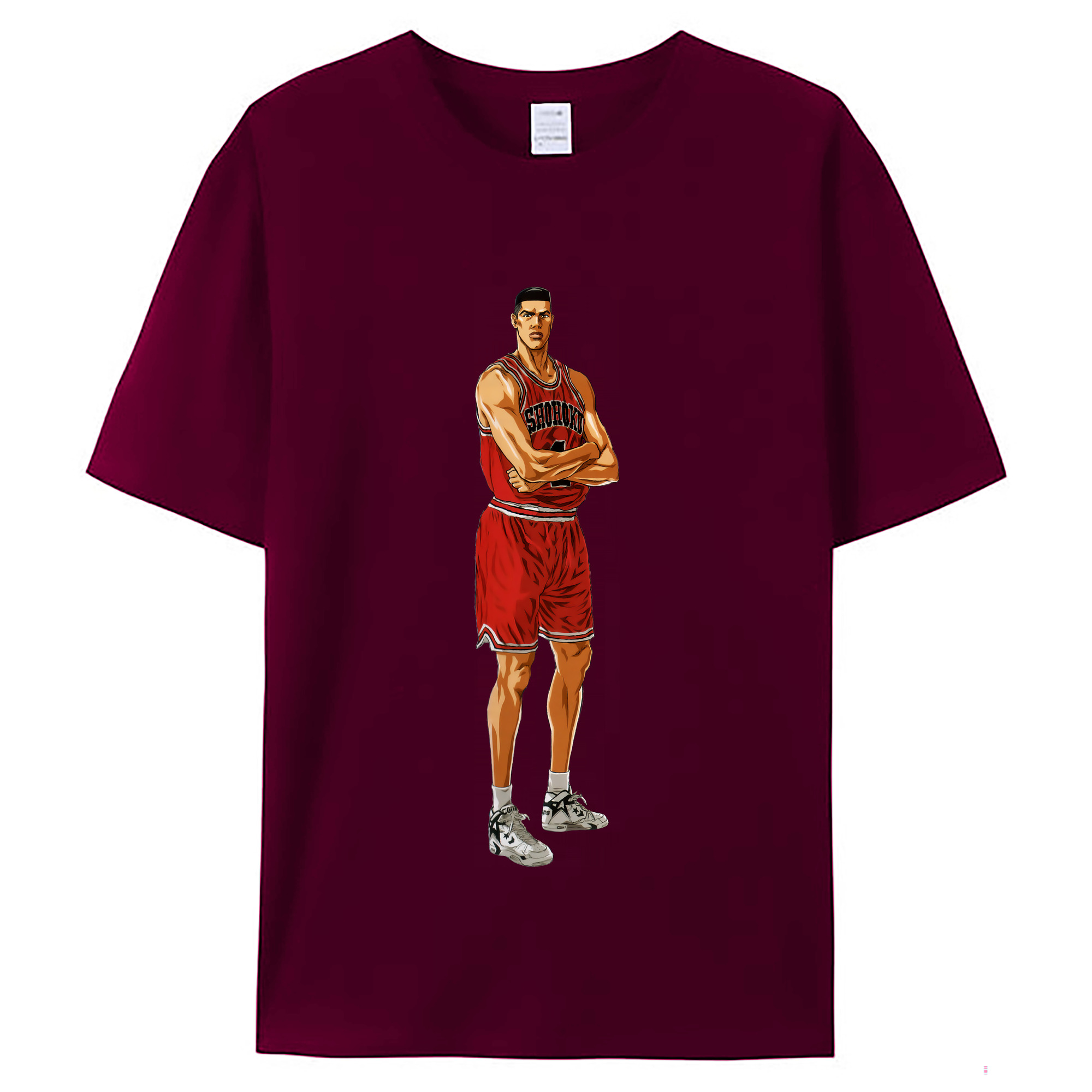 （画像用） SLAM DUNK／スラムダンク レディースカジュアルプリントTシャツ（綿100％）